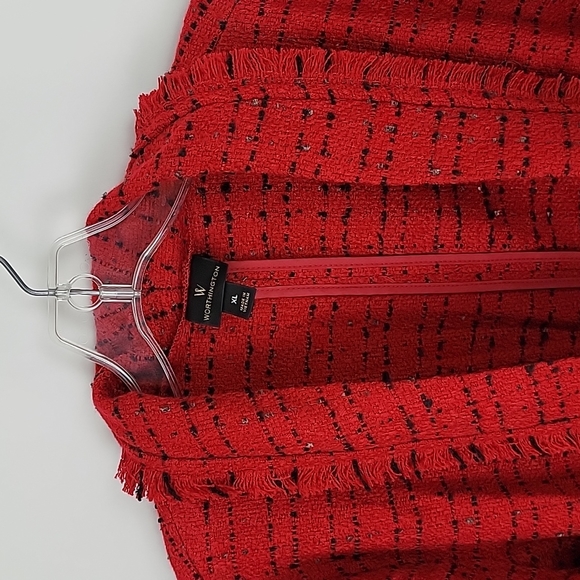 NWT. Worthington rumba red blazer size extra large - Picture 3 of 8
